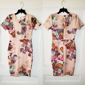 ASOS floral midi dress